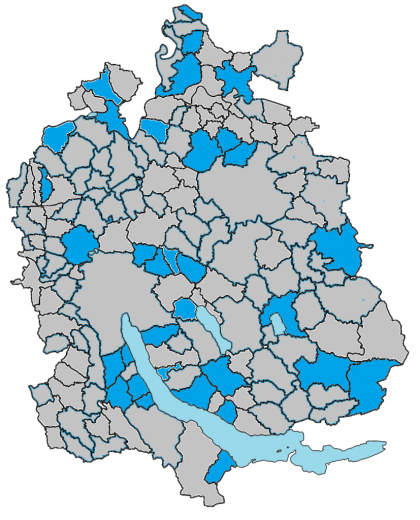 Karte Kanton Zürich